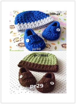 

Crochet Baby Hats , Baby Beanie, Baby Boy Crochet shoe, Baby Loafers
