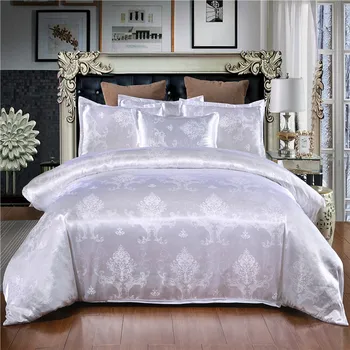 

Luxury Bedding Sets Jacquard Queen/King Size Duvet Cover Set wedding Bedclothes Bed Linen Quilt Cover