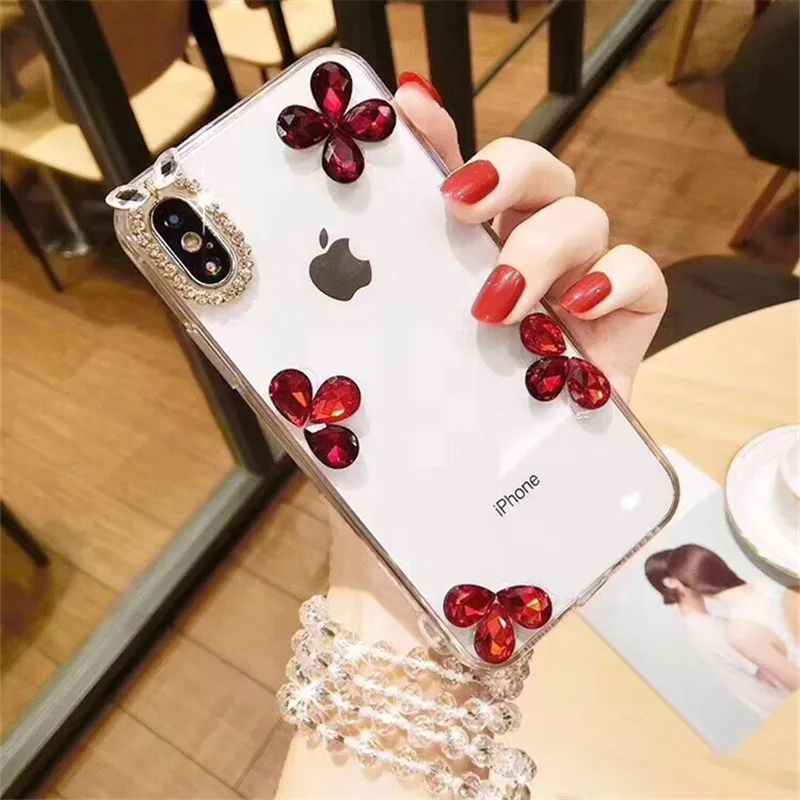 Для Huawei Mate 9 10 20 lite pro Nova 2 плюс 3i роскошные женские летние со стразами чехол для