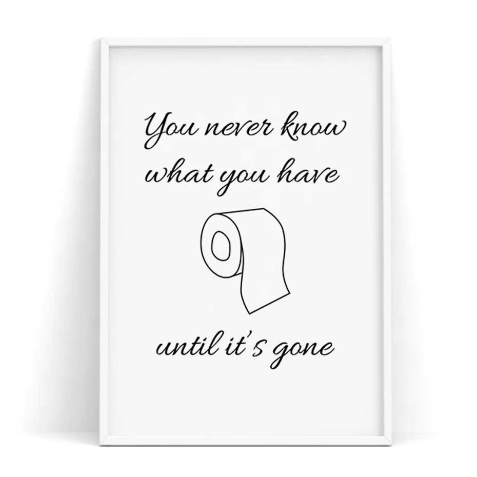 Funny Bathroom Poster Posters Prints Humor Art Scandinavian Nordic Wall