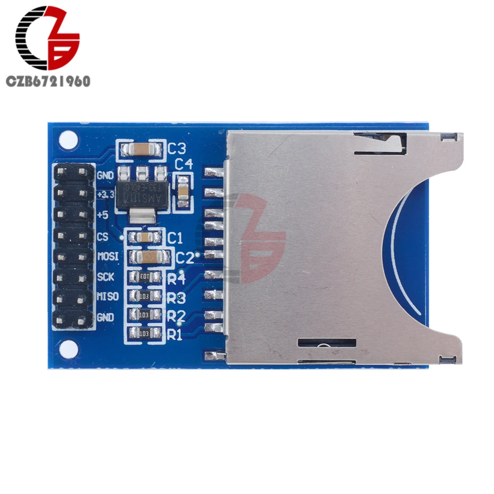 Micro SD плата для хранения Mciro TF карта защитный модуль памяти SPI Arduino|Детали и