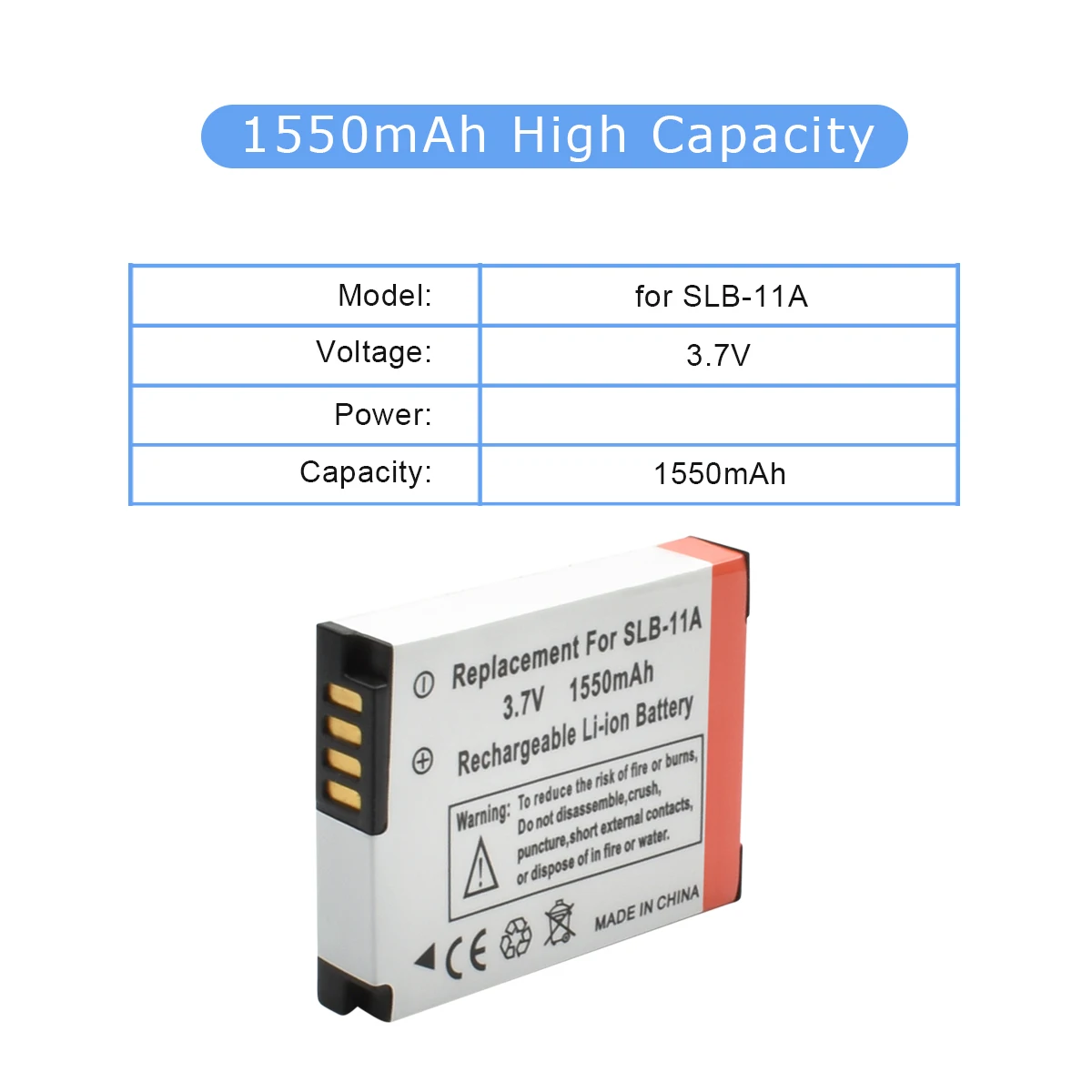 1X3,7 V 1550 мА/ч, литий-ионный аккумулятор SLB-11A Батарея+ Батарея зарядное устройство с светодиодный ForSamsung WB1000 WB5000 CL65 CL80 HZ25W ST1000 ST5000 ST550 L20