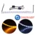 2 PCS 16SMD LED Knight Rider Strip LED Daytime Corsa e Jogging Luce Indicatore di Direzione Ambra Giallo Costante di Cristallo Bar DRL lampada