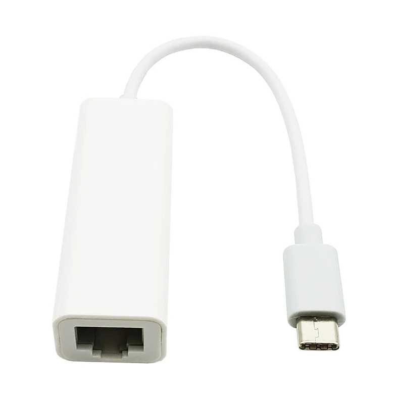 USB C USB 3.1 Type C to RJ45 10100Mbps Ethernet LAN Network Adapter Converter for Apple Macbook Air PC Laptop ChromeBook Pixel (3)