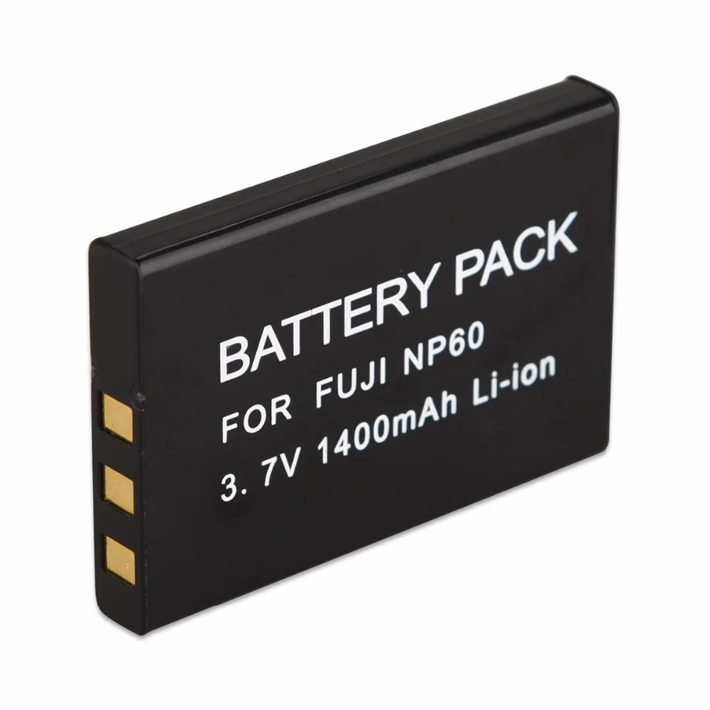 

1400mAh Camera Backup Battery Pack For FUJI FNP60 Panasonic CGA-S301 Ricoh Toshiba PDR-T20 Rechargeable Replacement Batteriab