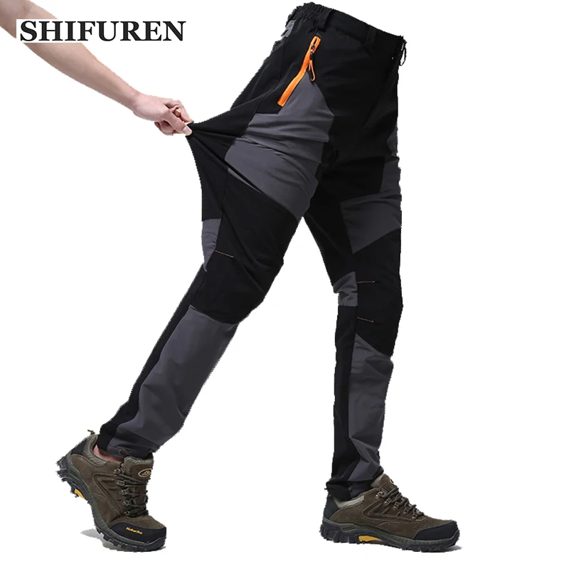 Outdoor Trekking Hiking Mountain Pants Mens Sport Climbing Hunting Fishing