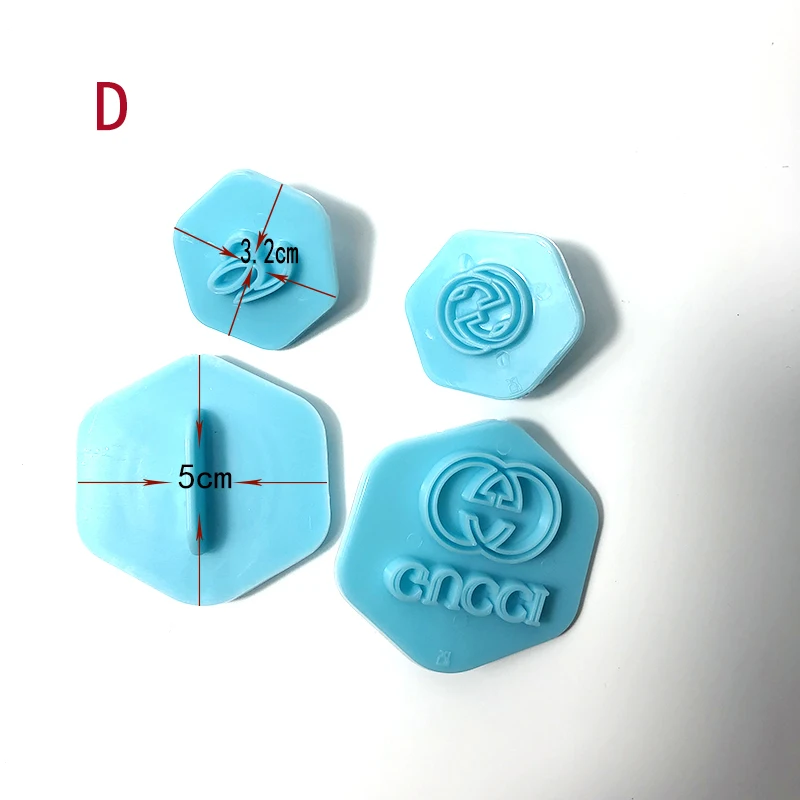 Multiple Types Famous Logo Shape Cookie Cutter Mould Set DIY Fondant Dessert Molds Bread Embosser Mould 3D Cake Decorating Tools10