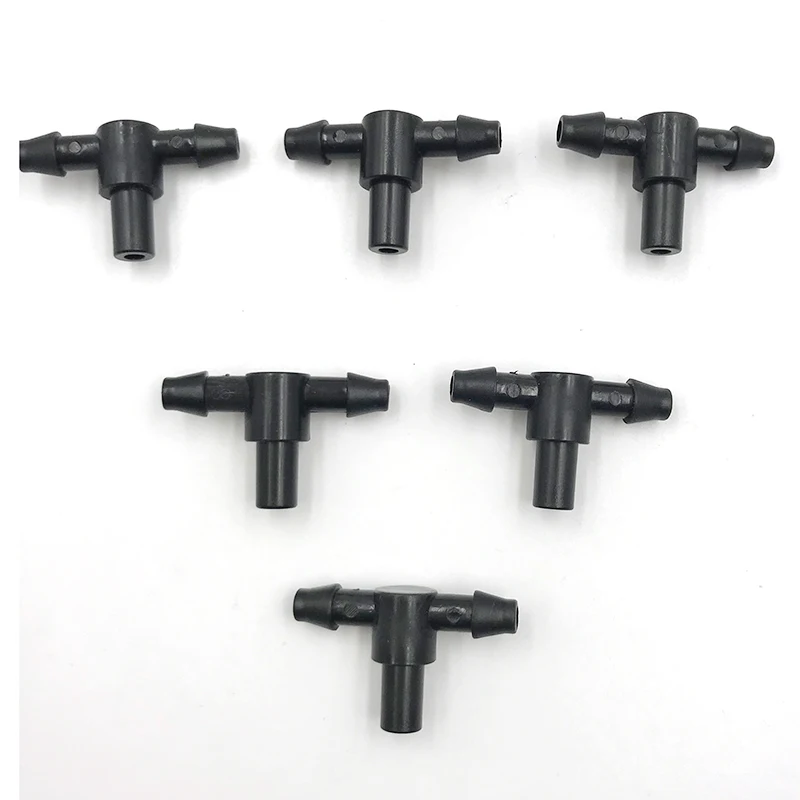 

10/50Pcs Three-way Water Connectors Agricultural Irrigation Garden Lawn 4/7mm Water Hose Connector Drip Irrigation System
