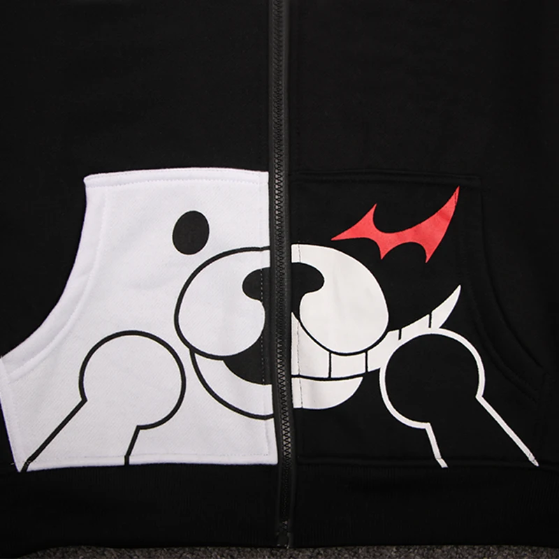 Зимнее пальто S XXXL Dangan Ronpa monokuma толстовки с изображением медведя для мальчиков и