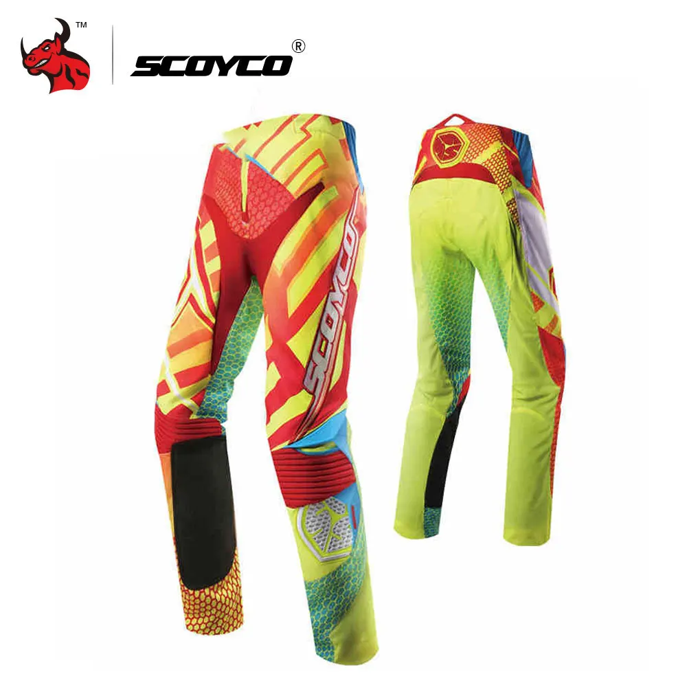 

SCOYCO Professional Motocross Off-Road Racing Pants Motocross Racing Suit Breathable Motorcycle Pants Pantalon Motocross