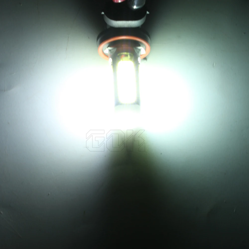 50X лампа высокой мощности H11 светодиодный cob 20 Вт H8 h7 h4 9006 9005 Белый светодиодный противотуманный фонарь Автомобильный светодиодный противотуманный фонарь Автомобильная противотуманная фара