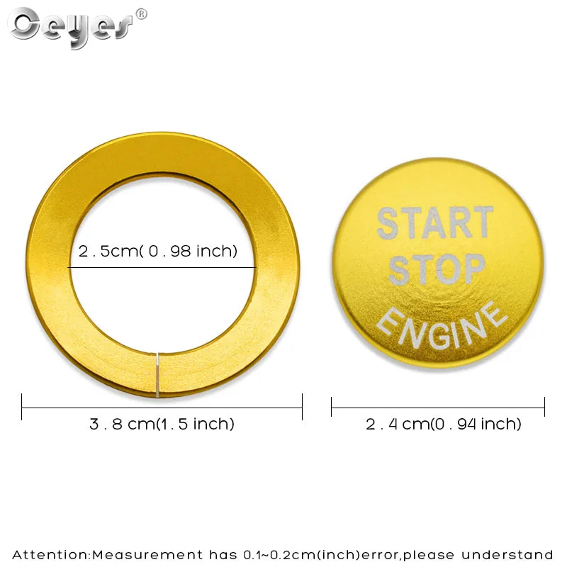 Car Start Engine Button Key Ring for NISSAN (25)