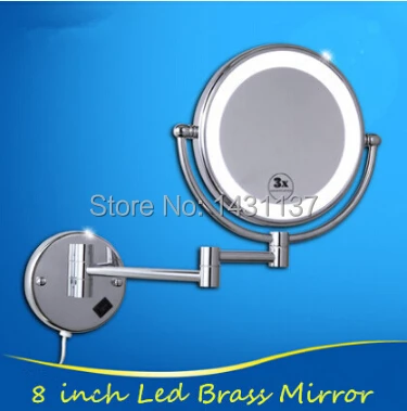 الفاخرة الصمام الحمام 360 درجة قابل تضميد مرآة led الصمام مرآة التجميل ماكياج مرآة مزدوجة تواجه الفاخرة الصمام الحمام 360 درجة قابل تضميد مرآة led الصمام مرآة التجميل ماكياج مرآة مزدوجة تواجه