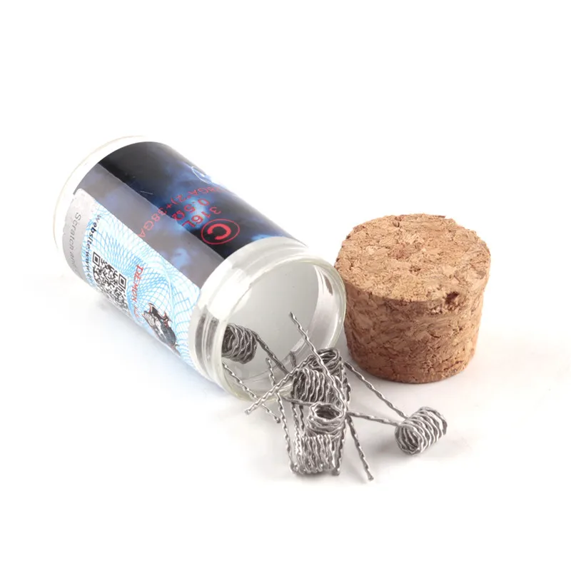 

Original Demon killer prebuilt Flame coils five kinds A B C D E F Style DIY Coils For Electronic cigarette RDA RTA Atomizer Tank