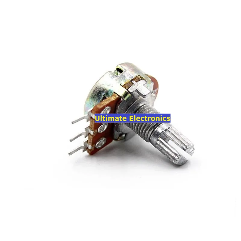 5 шт. одинарный потенциометр WH148 B 1K 2K 5K 10K 20K 50K 100K 250K 500K 1M ручка 3 фута 15