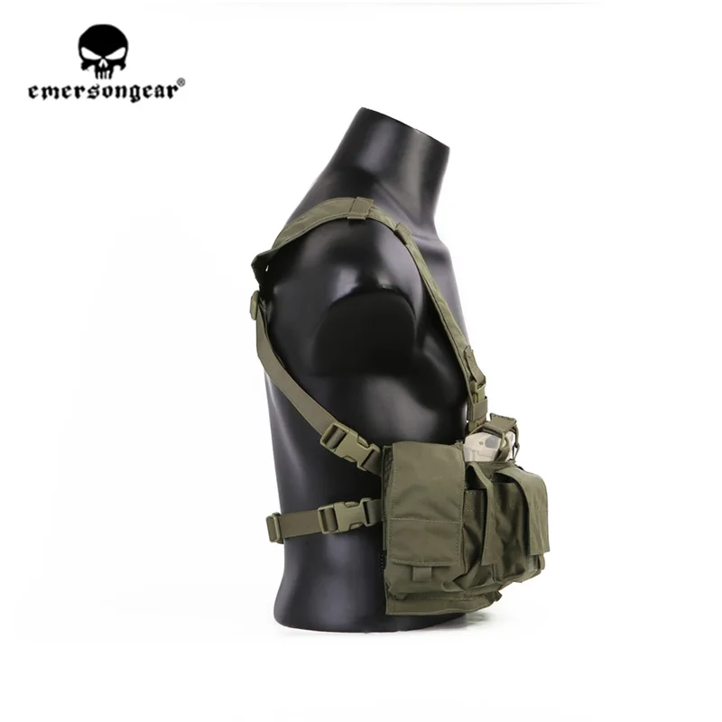 Emersongear Emerson MF Стиль Тактический нагрудная установка UW Gen IV охотничий жилет Ranger Зеленый жгут Сплит передний Перевозчик CS Военная Экипировка