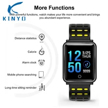 Smart Браслет будильник долгое время сидя напоминание цветной экран IP68 водонепроницаемый сменный ремешок smart band