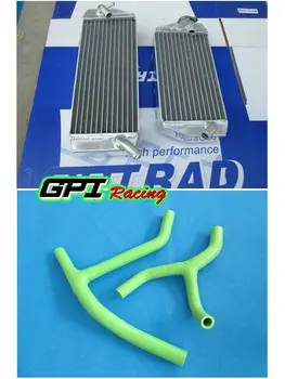 

Aluminum Radiator + hose for KAWASAKI KX450F KXF450 KX 450F 08 2008 radiator and hose RH&LH GPI high-per