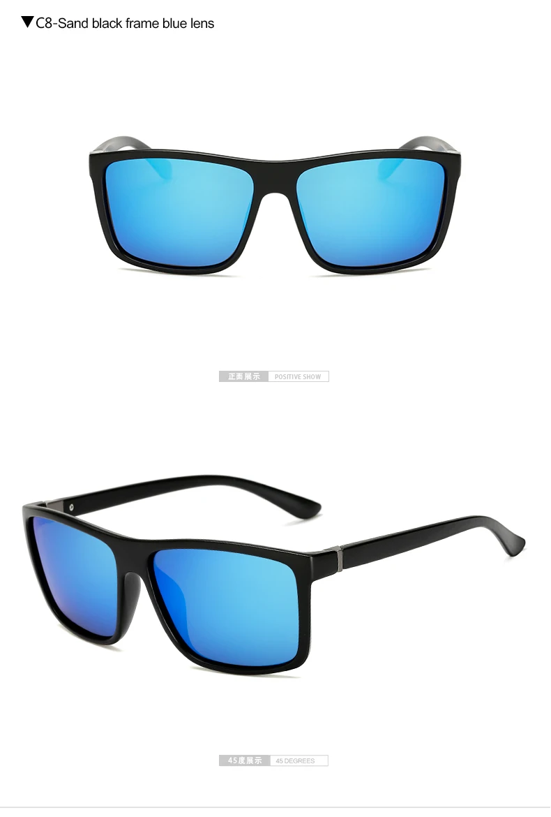 Длинные солнцезащитные очки для мужчин, поляризационные Квадратные Солнцезащитные очки, фирменный дизайн, защита от уф400 лучей, солнцезащитные очки gafas de sol, мужские солнцезащитные очки
