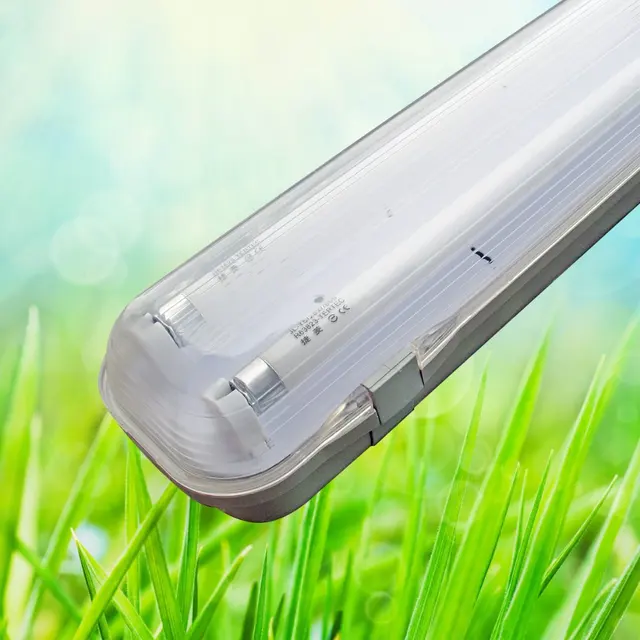 Free Shipping, IP65 2x28W 4 feet waterproof fluorescent light fixture