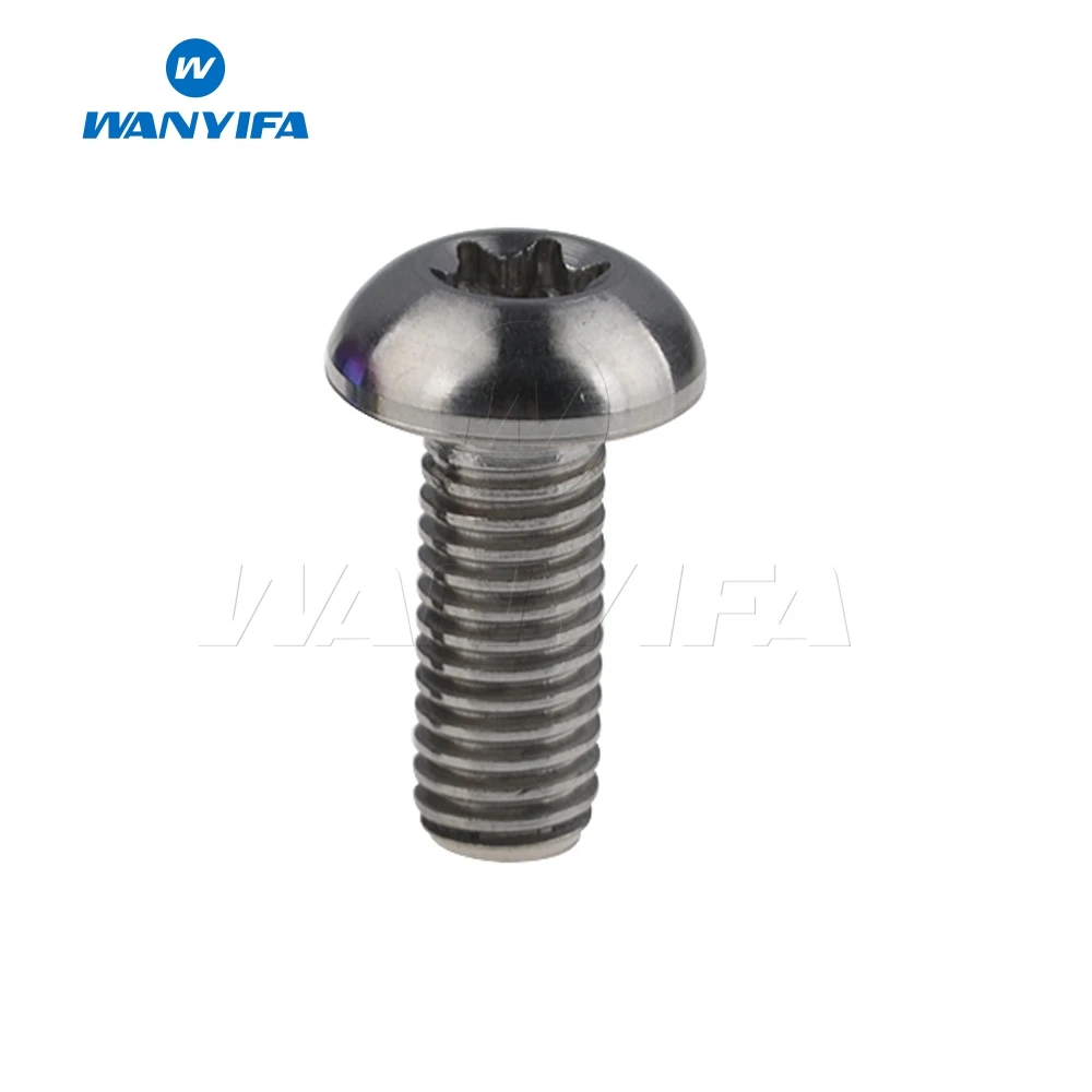 Wanyifa T25 M5x12mm клетка для бутылки воды Винт С Титановым болтом для велосипеда держатель для бутылки воды