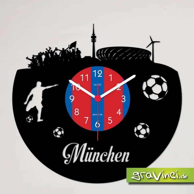 

2018 Limited Sale Resin Pvc Relogios De Parede Wandklok Free Shipping Record Wall Clock Vinyl Retro Nostalgia World Cup Soccer