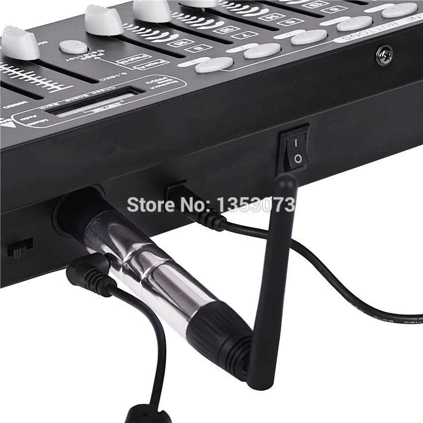 Professional DJ Lighting DMX512 Wireless Transmitter and Receiver 2.4GHz XLR DMX Console in Led 1-3