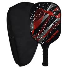 Pickleball Весло с графитовой поверхностью и полимерным сотовым сердечником, балансный вес, низкопрофильный край, соответствует спецификациям USAPA