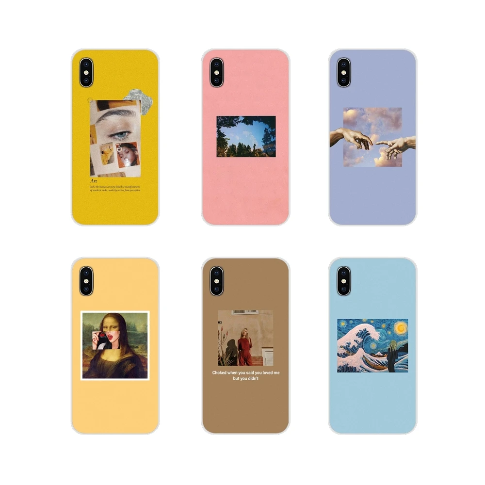 

For Xiaomi Mi6 A1 5X 6X Redmi Note 5 5A 4X 4A 4 3 Plus Pro pocophone F1 Great art aesthetic van Gogh Transparent TPU Shell Cover