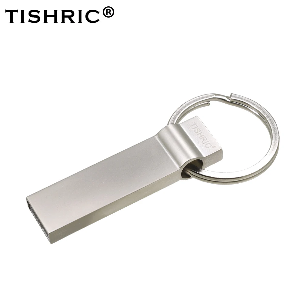 TISHRIC, металлический Usb флеш-накопитель, Usb ключ, ручка-накопитель, 128 ГБ, 64 ГБ, 32 ГБ, 16 ГБ, 8 ГБ, флеш-память, переносной usb-накопитель, usb флеш-накопитель, Портативная память