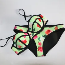 BIYISI Женский комплект бикини пуш-ап купальник бикини 3401