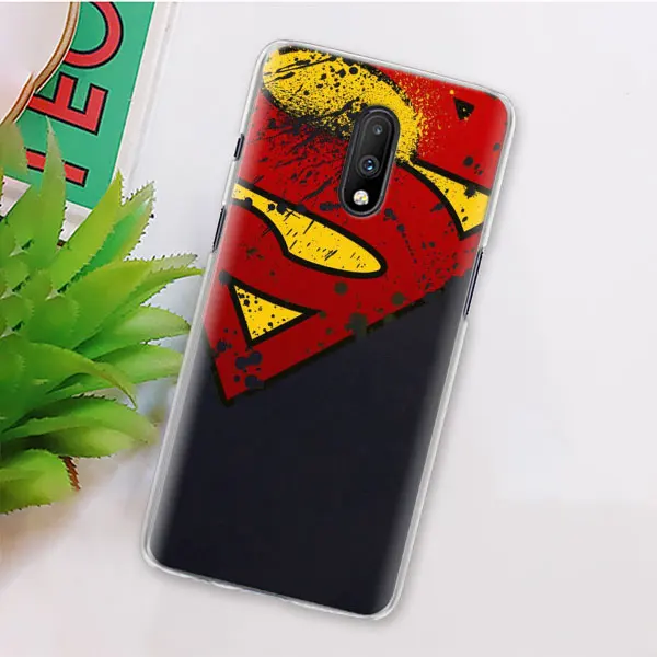 10 Чехол для телефона с логотипом Супермена для Oneplus 7 7T Pro 6 5T 6T Твердый чехол для Oneplus 7 7T Pro Чехол Coque - Цвет: 10