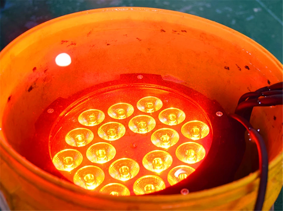 6 шт. 18x18 Вт 6в1 светодиодный водонепроницаемый прожектор для вечеринок RGBW IP65