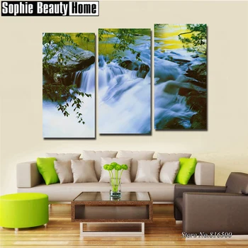 

5D Diy Diamond Painting Natural Flowing Water Diamond Embroidery Pattern Rhinestones Full Diamond Mosaic Home Decor Gift 062504