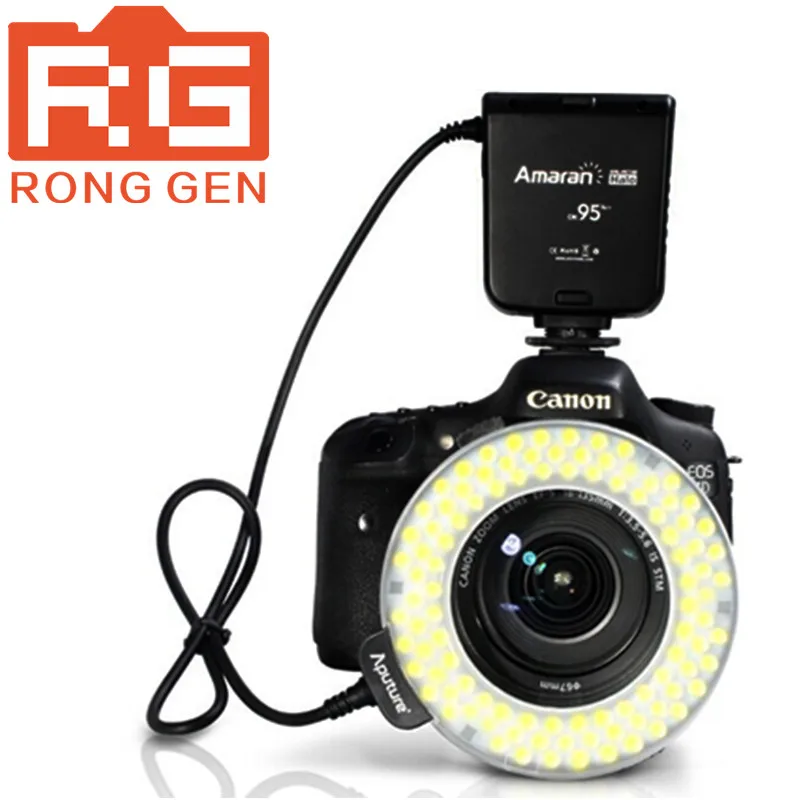 

Aputure Amaran Halo AHL-HC100 LED Ring Flash Light For Canon Camera DLSR Cameras 5D MARK II III 650D 550D 700D 7D 5D2 60D