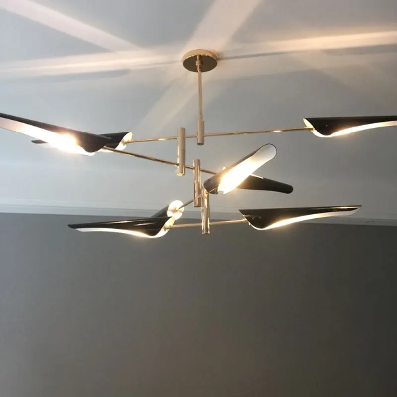 

Modern LED Chandelier Metal Ceiling Pendant Lamps for Living Room Lustre hanging lights kitchen home nordic lighting fixtures