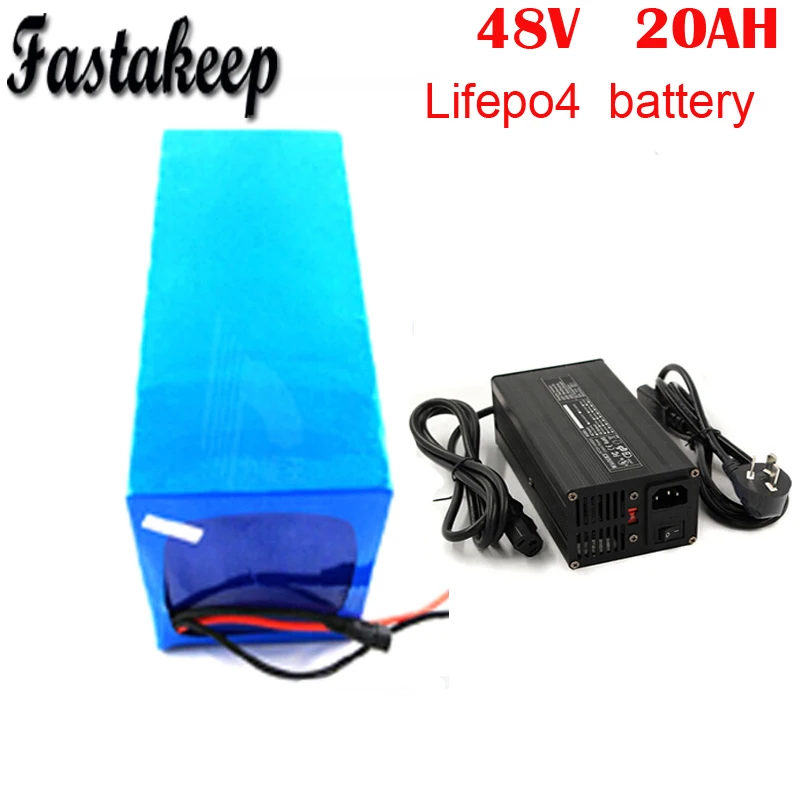 

Share Long life cycle 48v 20ah LifePO4 battery pack for electric cars with BMS with BMS and 5A charger