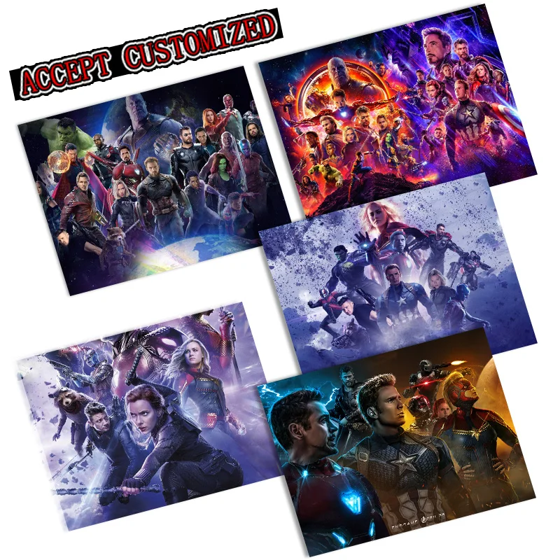 

Accept DIY Cumstomized Marvel Avengers Computer Mouse Pad Mice Mat