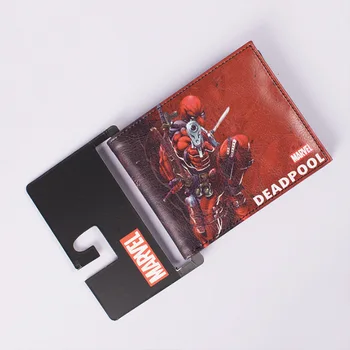 

Comics DC Marvel Wallet Men Women Gift Card Holder Bags Deadpool Anime Cartoon Purse Dollar Price Leather Wallets