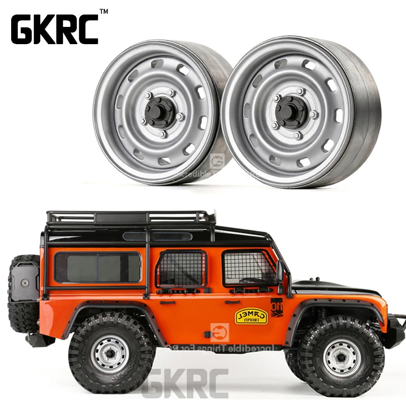 

4pcs Metal 1.9inch Wheel Hub Beadlock Rim For 1/10 RC Crawler Car TRX4 Bronco RC4WD D90 D110 Axial SCX10 90046 JIMNY CFX VS4