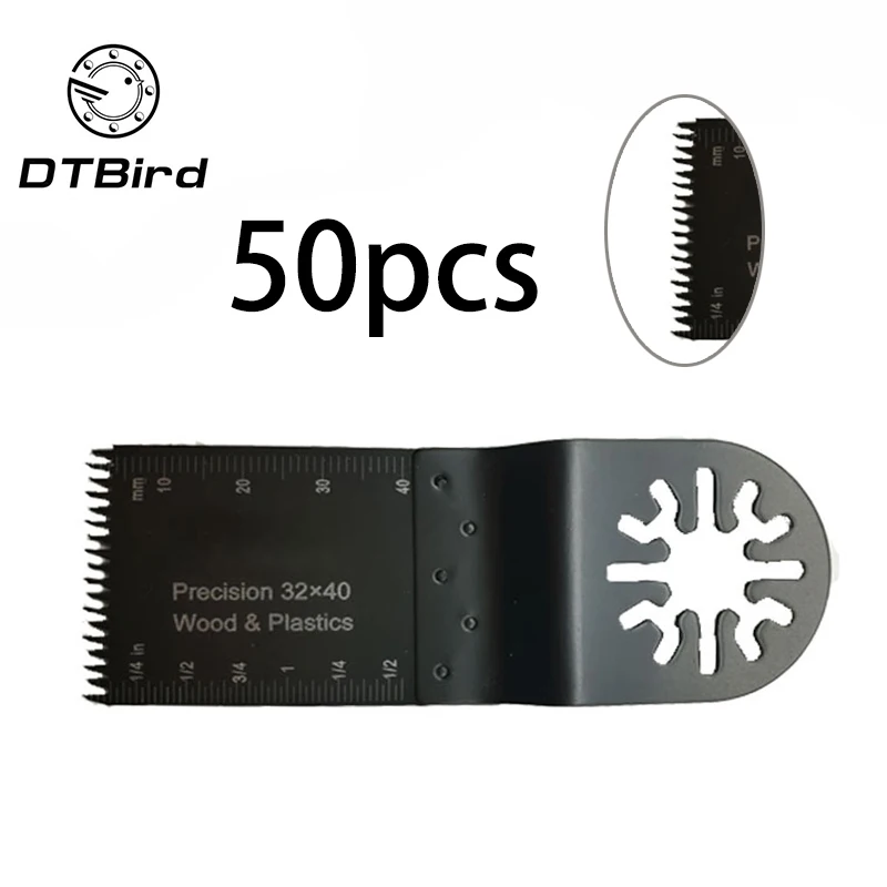 

50pcs 32mm precision tooth oscillating tool saw blades accessories fit for Multimaster power tools as Fein, Dremel,wood,plastics