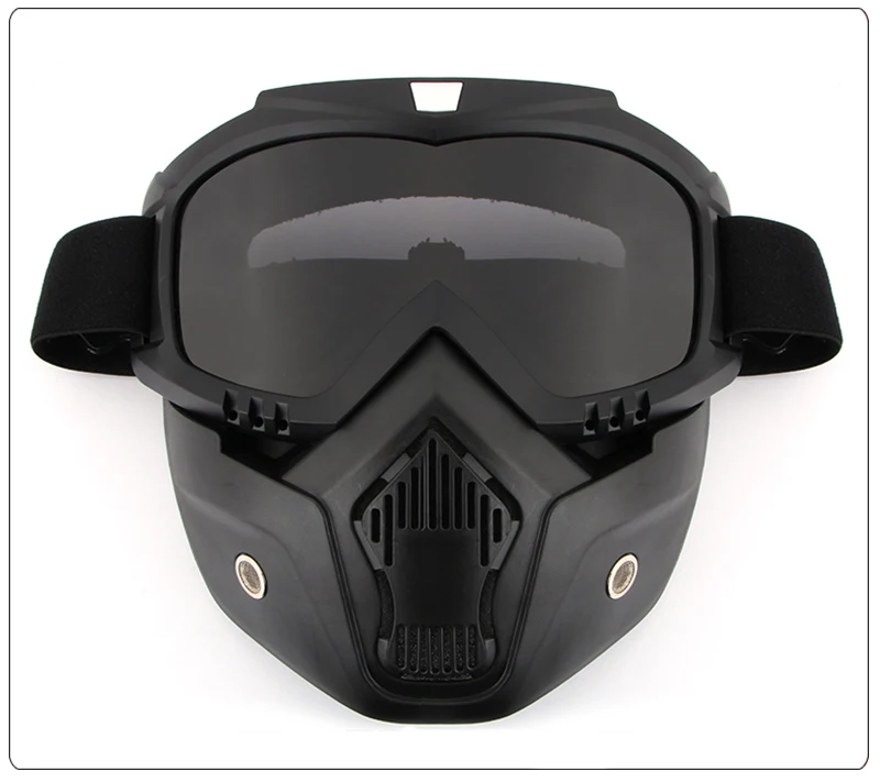 Пыленепроницаемая велосипедная маска для всего лица для мужчин и женщин сноуборд велосипед Лыжные маски с анти-УФ очки велосипед ветрозащитные зимние байкерские очки