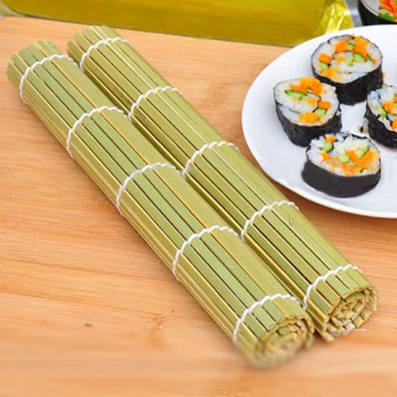 DIY Sushi Rolling Roller Bamboo Material Rolling Mats 24cm x 24cm Sushi