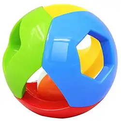 1 шт. красочные погремушки колокол мяч детские игрушки Fun Jingle Ball развивать младенческой разведки двигаться на кровать забавные игрушки для