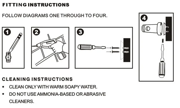 fittings instructions