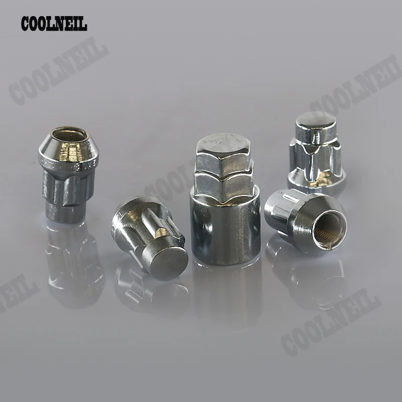 

Car accessories 12x1.25mm Wheel Lock Nuts Anti Security with Key