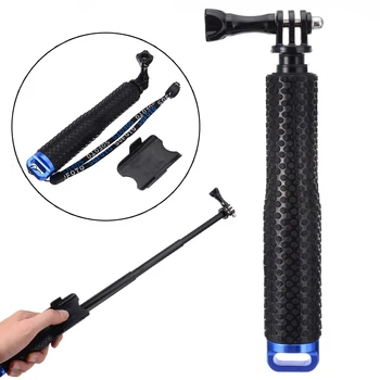 

1pc Camera Mini Selfie Stick Extendable Monopod 19 Inch Adjustable Aluminum Cameras Selfie Pole For GoPro Hero 6 5 4 3+ 2 1
