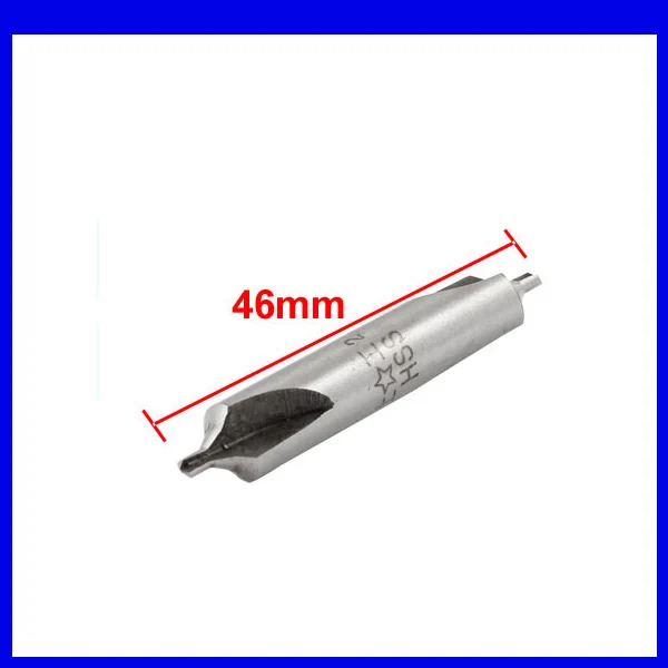 FREE SHIPPING 2mm x 8mm x 46mm HSS B Center Spotting Drill Bits