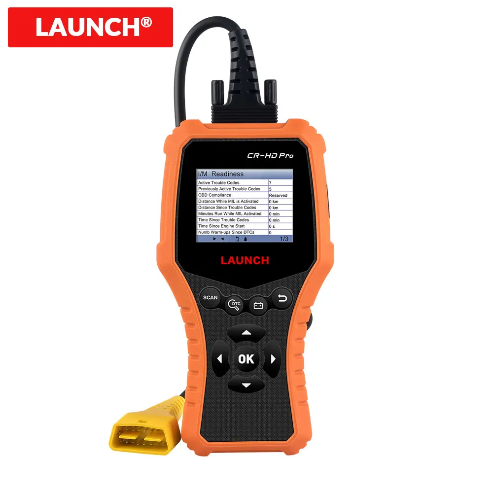 #*Cheap Launch CR HD Pro Car Truck OBD2 HOBD Scanner CR HD pro for 12V 24V Vehicles OBD Code Reader Diagnostic Tool