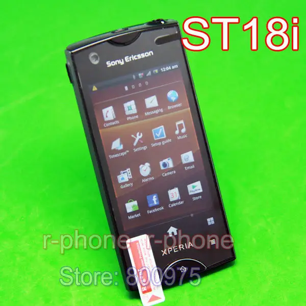 Разблокированный Sony Ericsson Xperia ray ST18i мобильный телефон GPS WIFI 8MP Android смартфон отремонтированный